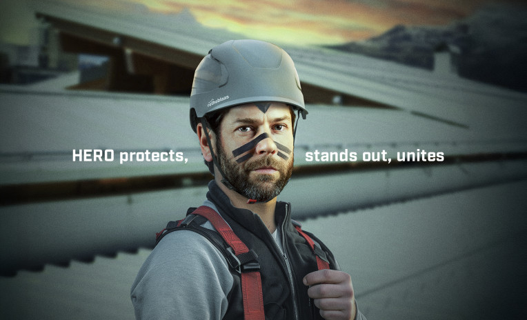 Back  Casco antinfortunistico con certificazione EN 397:2025 Tipo II – HERO